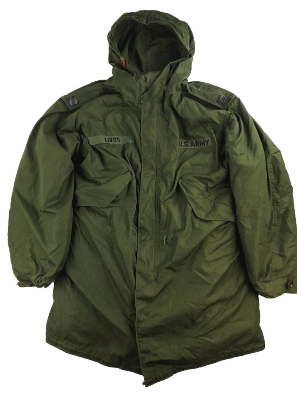 Vintage US Army M-1951 M-51 Fishtail Parka Korean War Tag Medium Fits L/XL 1950s